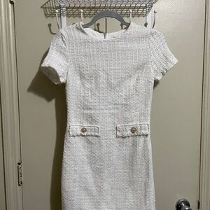 Bebop Bouclé Round-Neck Tweed Dress